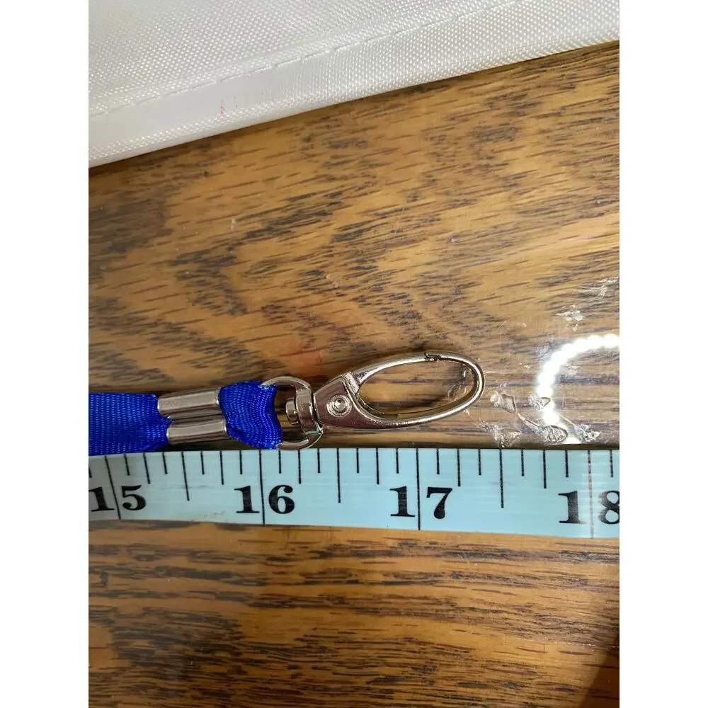 10 Count Blue Lanyard with Clip 17